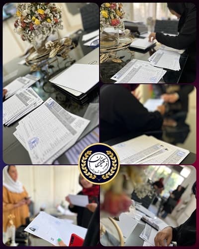 تحویل کارنامه های نوبت دوم سال تحصیلی 1402-1401