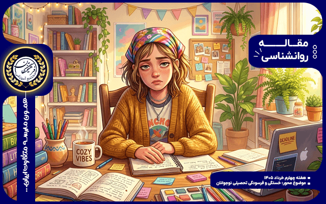 خستگی و فرسودگی تحصیلی پس از یک دوره سخت؛ چگونه دوباره انرژی، تمرکز و انگیزه خود را بازسازی کنیم؟